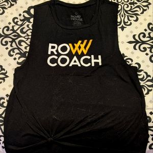 Large black Row House tank